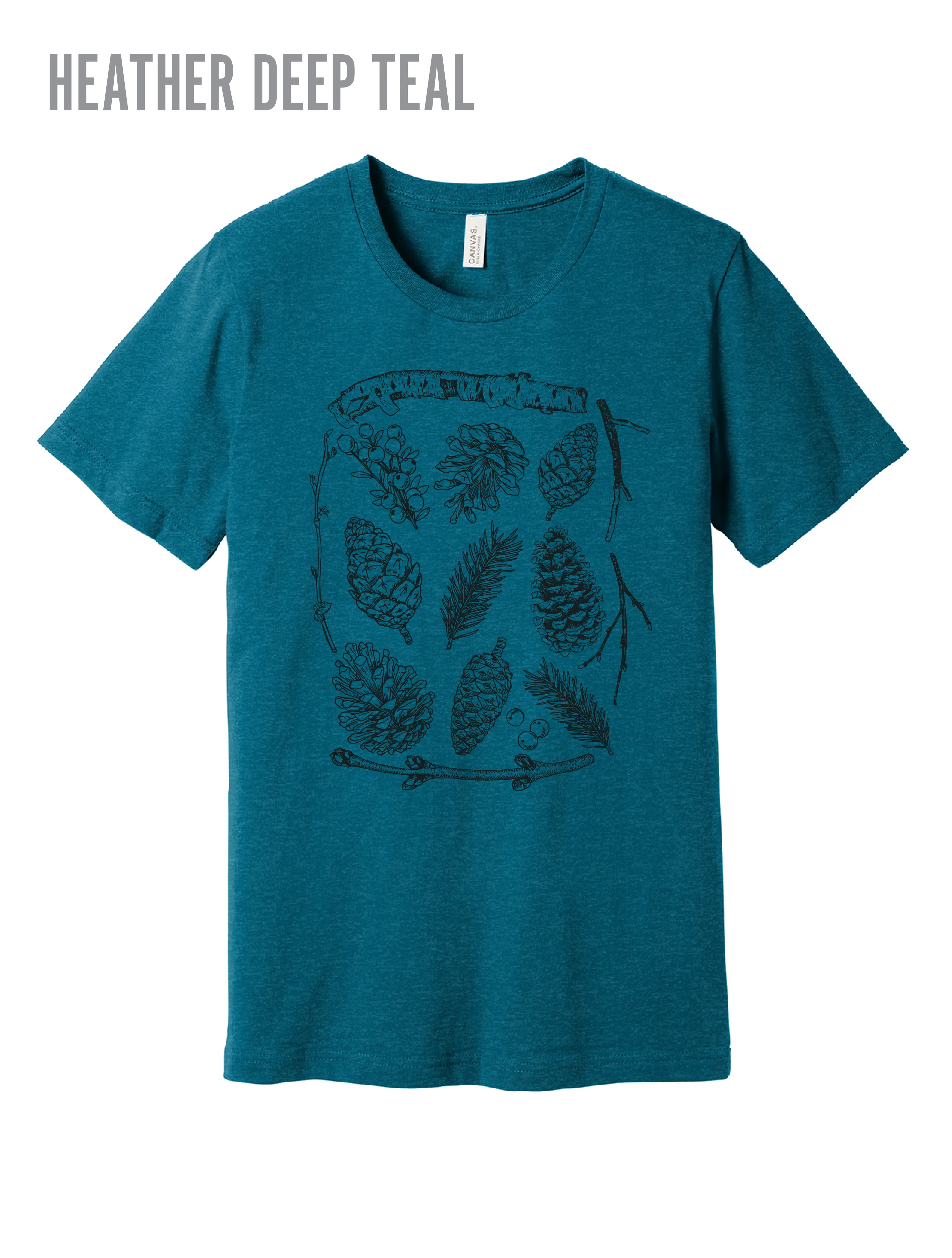 Pinecones · Heather T-Shirt