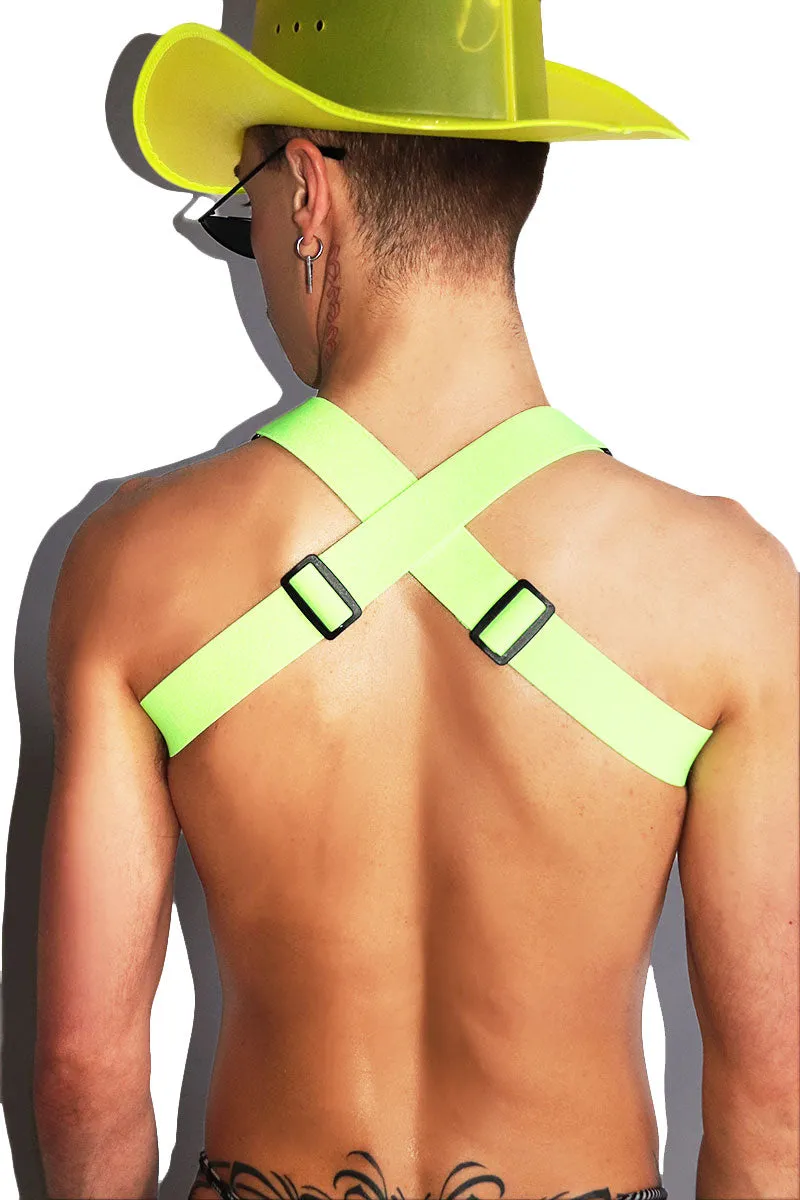 Playmate Vinyl Tank Harness- Neon Green