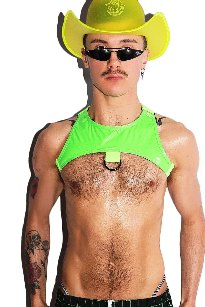 Playmate Vinyl Tank Harness- Neon Green