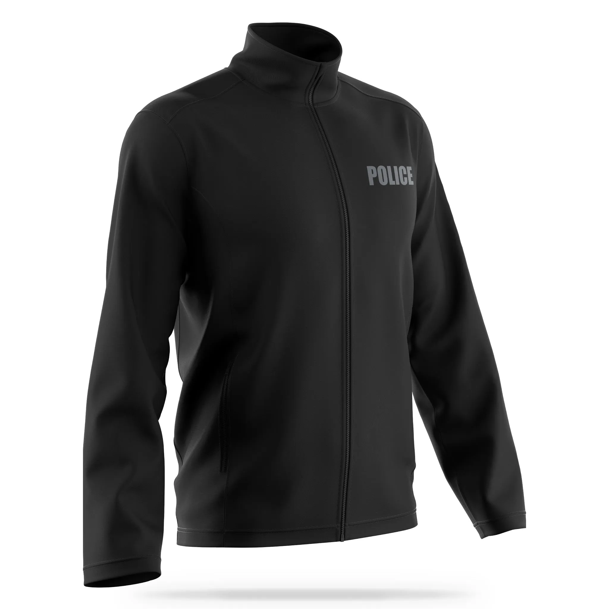 [POLICE] Reflective Soft Shell Jacket [BLK/REF]