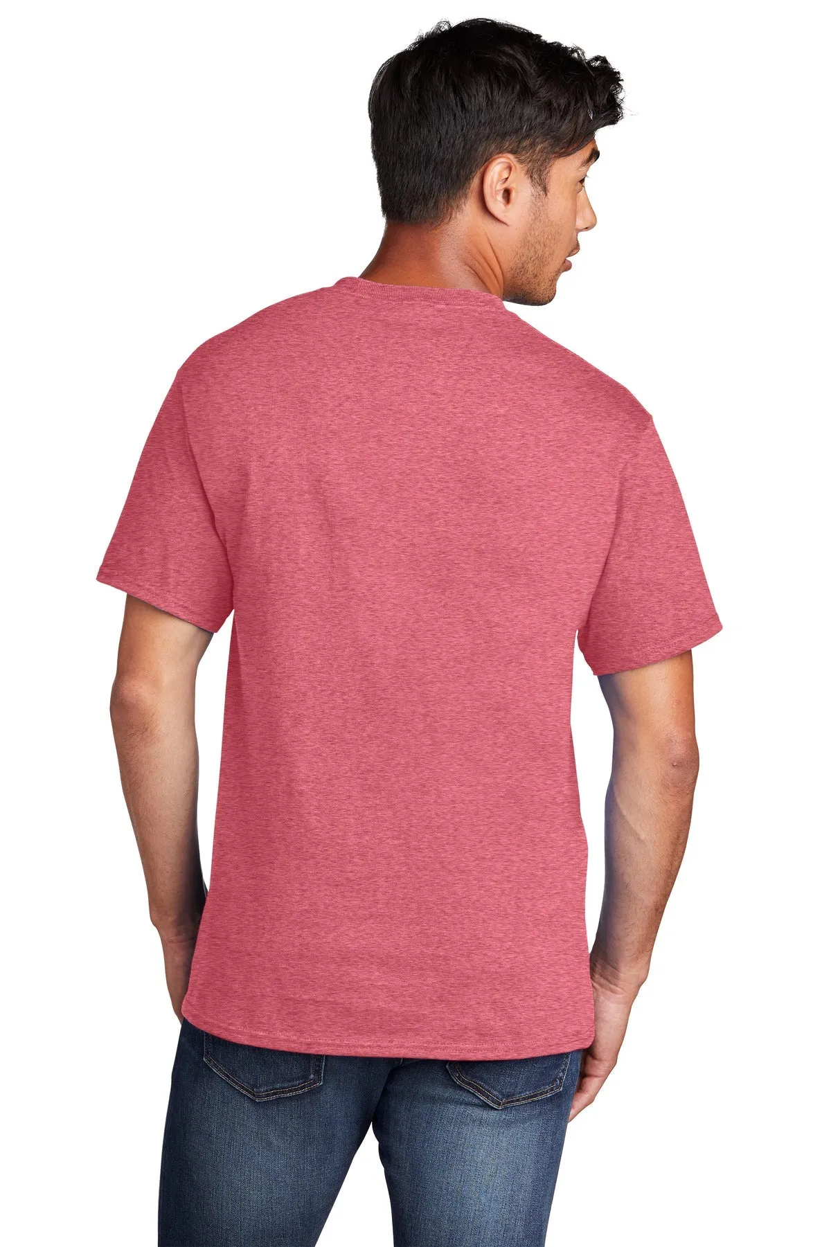 Port & Company Core Cotton Custom Tee's, Heather Red*