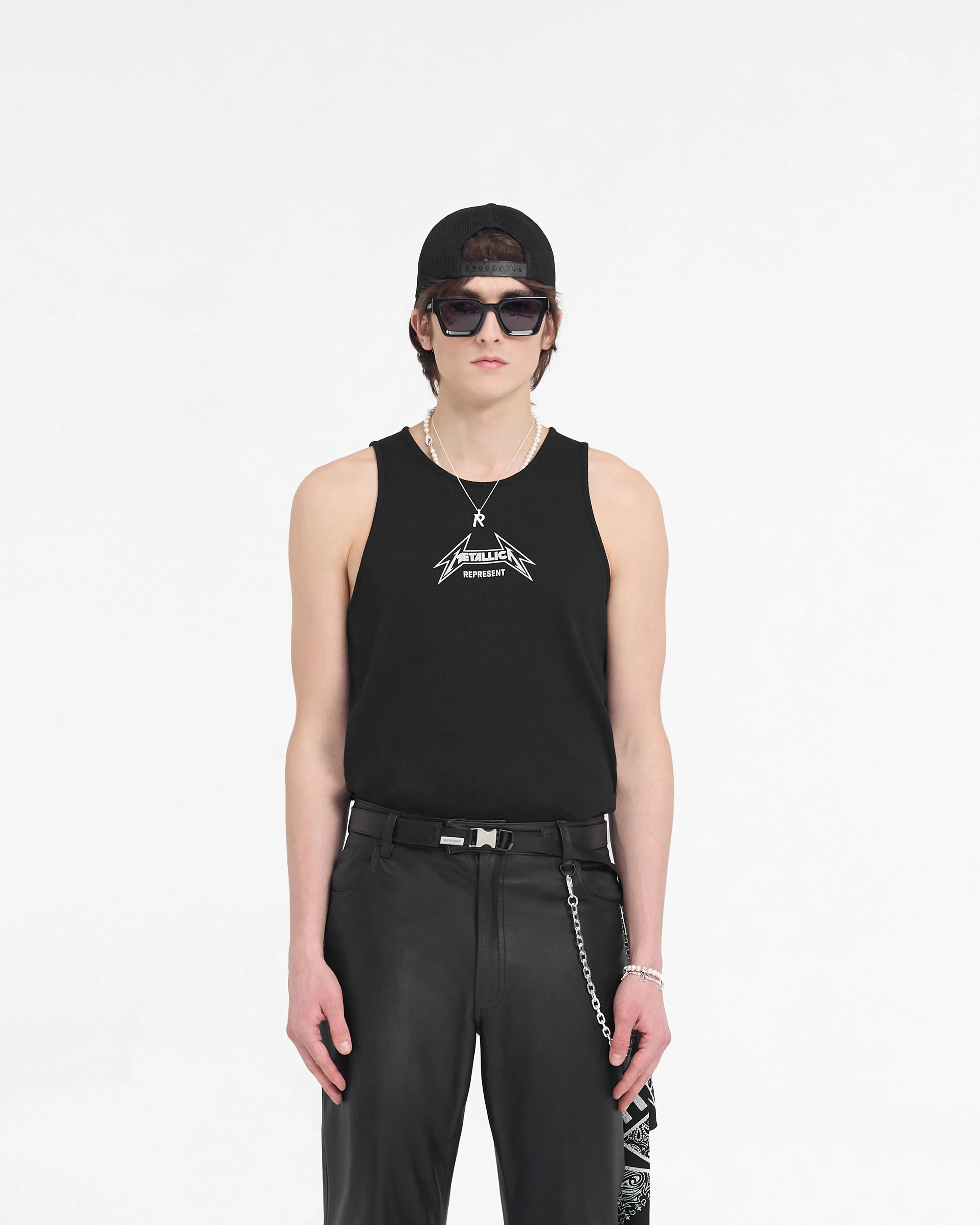 Represent X Metallica™️ Local Crew Vest - Jet Black