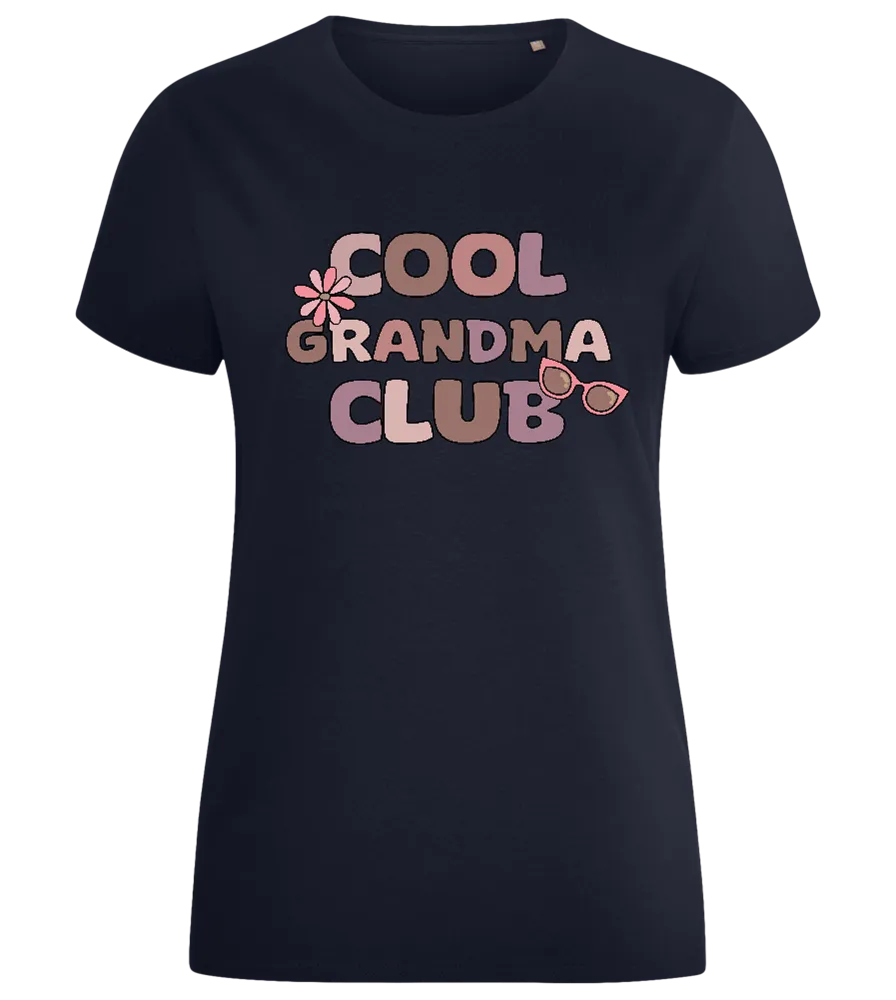 Retro Cool Grandma Club Design - Comfort women's fitted t-shirt