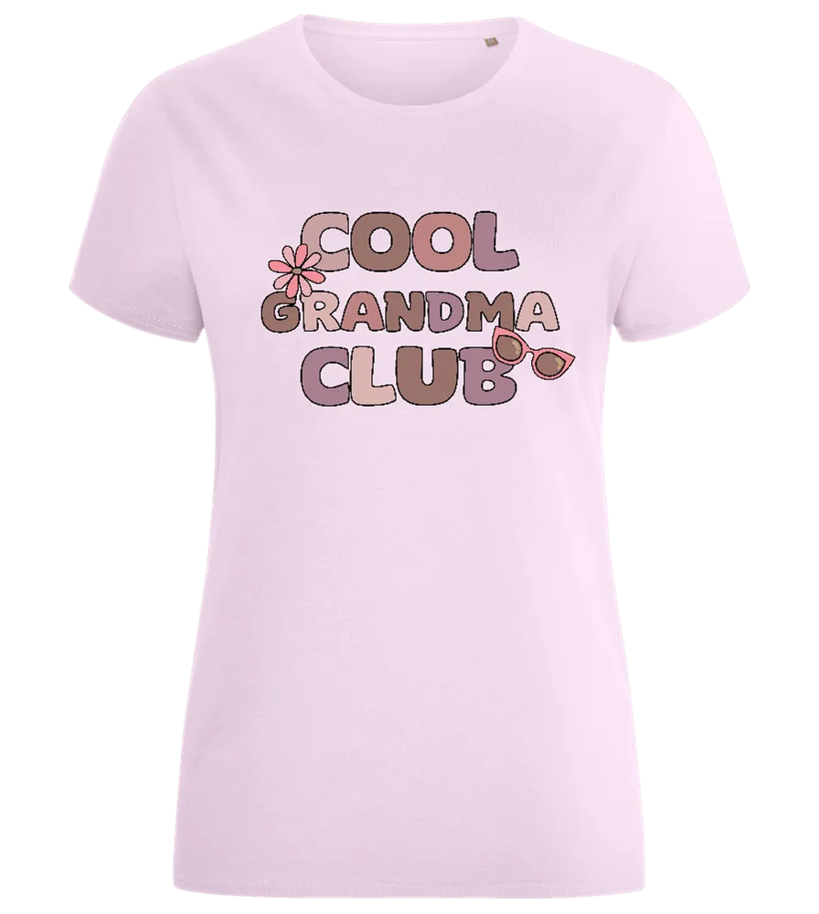 Retro Cool Grandma Club Design - Comfort women's fitted t-shirt