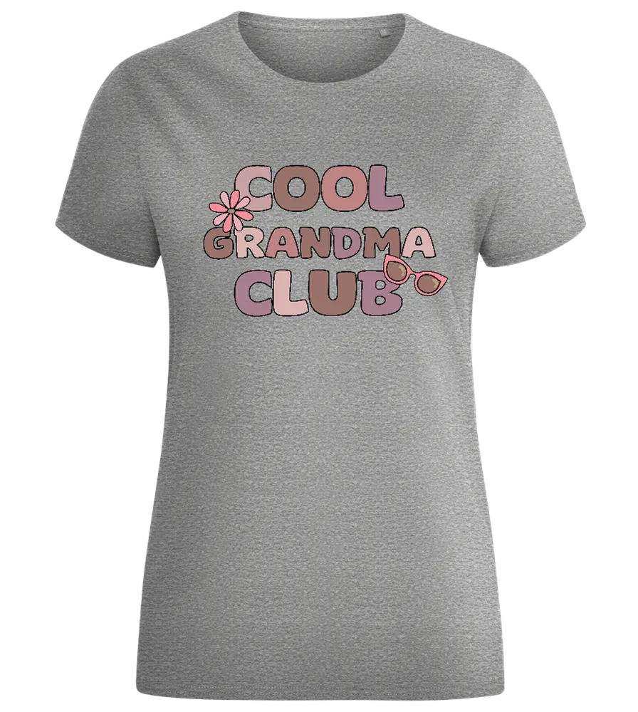 Retro Cool Grandma Club Design - Comfort women's fitted t-shirt