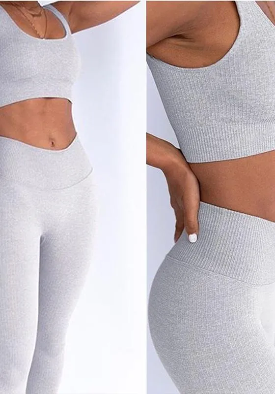 Ribbed Seamless Yoga Set