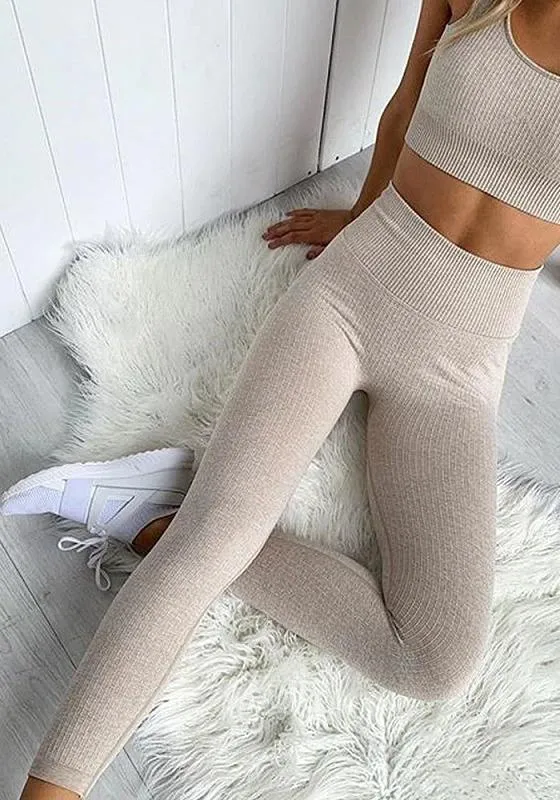 Ribbed Seamless Yoga Set