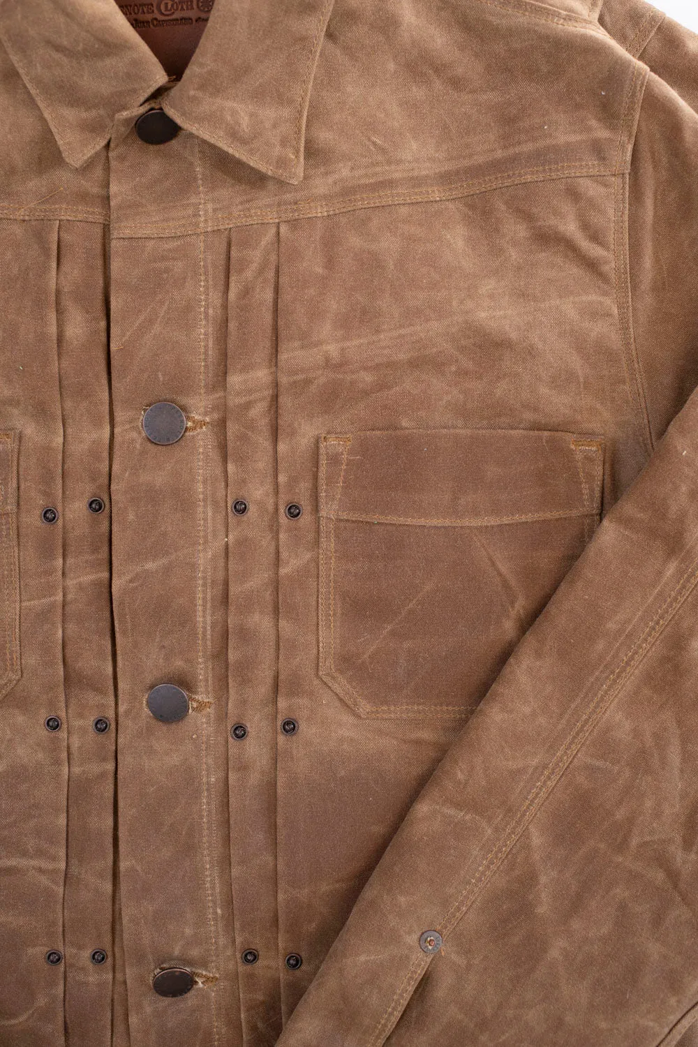 RJ1 Riders Jacket - Rust Waxed Canvas