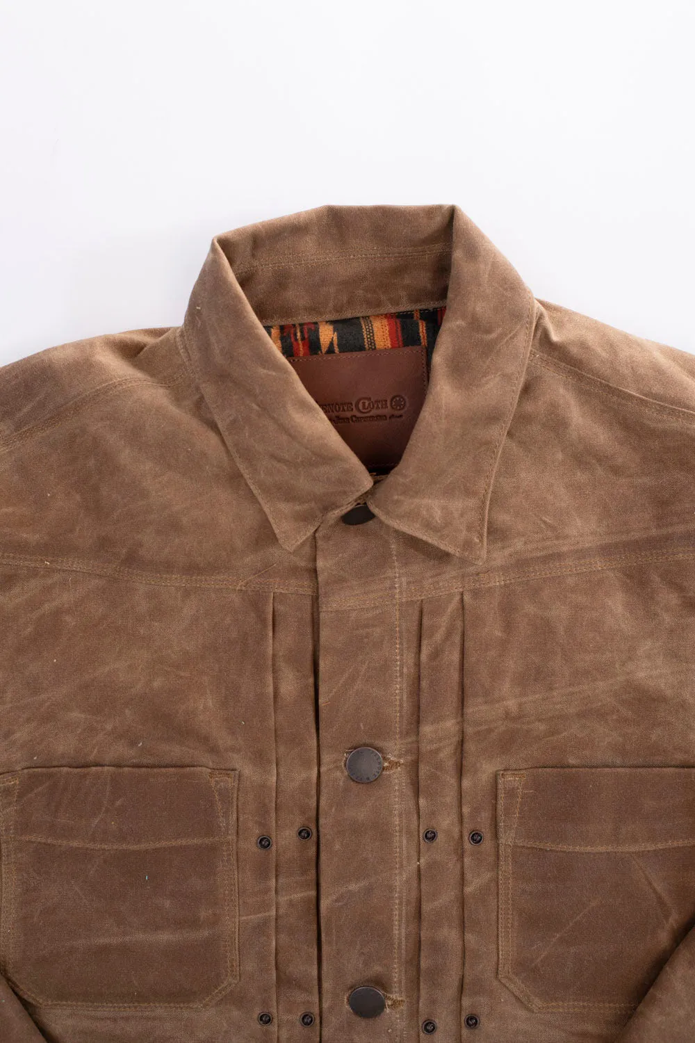 RJ1 Riders Jacket - Rust Waxed Canvas