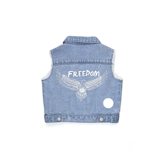 Sudo Mini Bodhi Denim Vest - Coast Blue