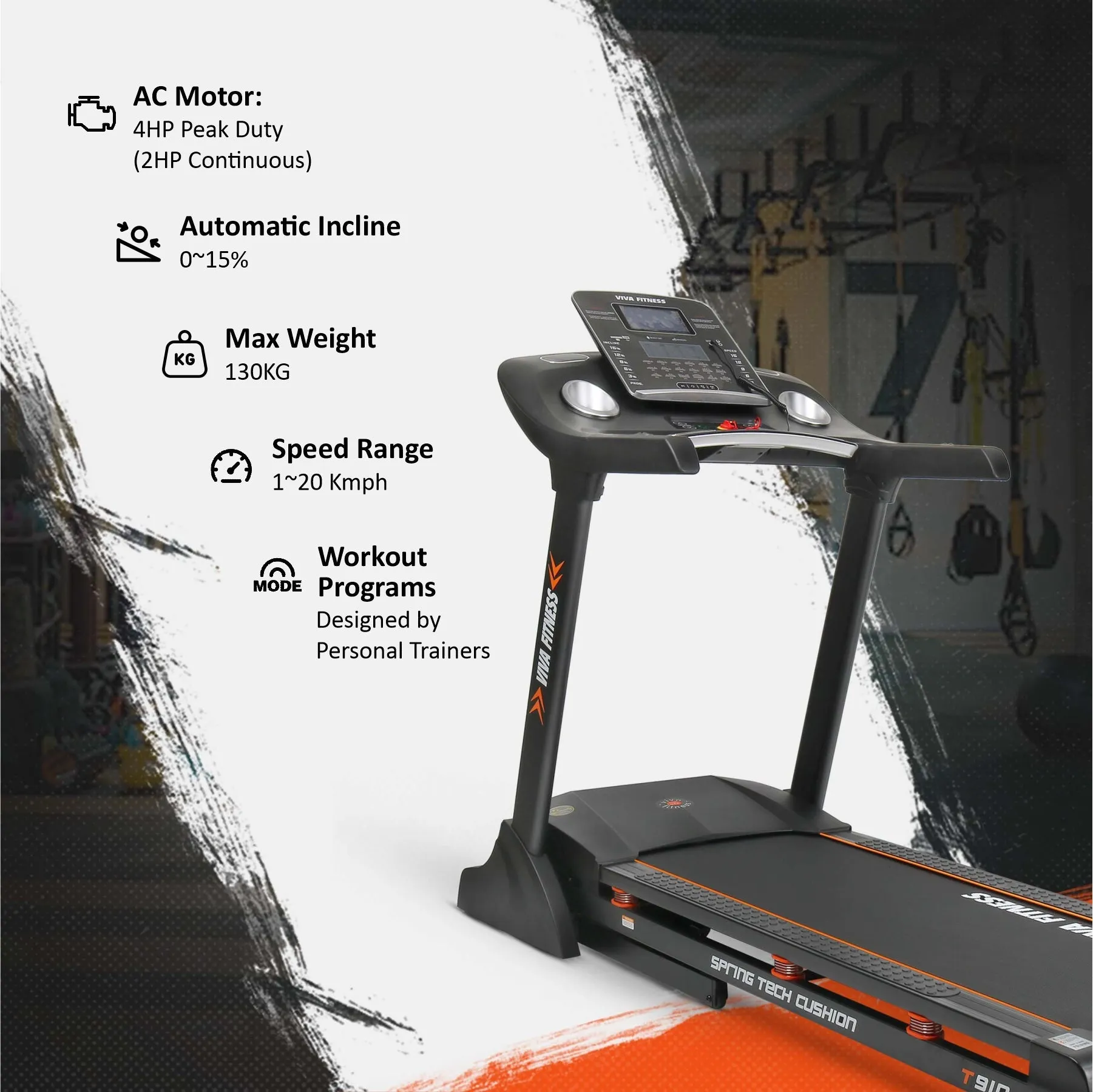 T-910 AC Motorized Treadmill