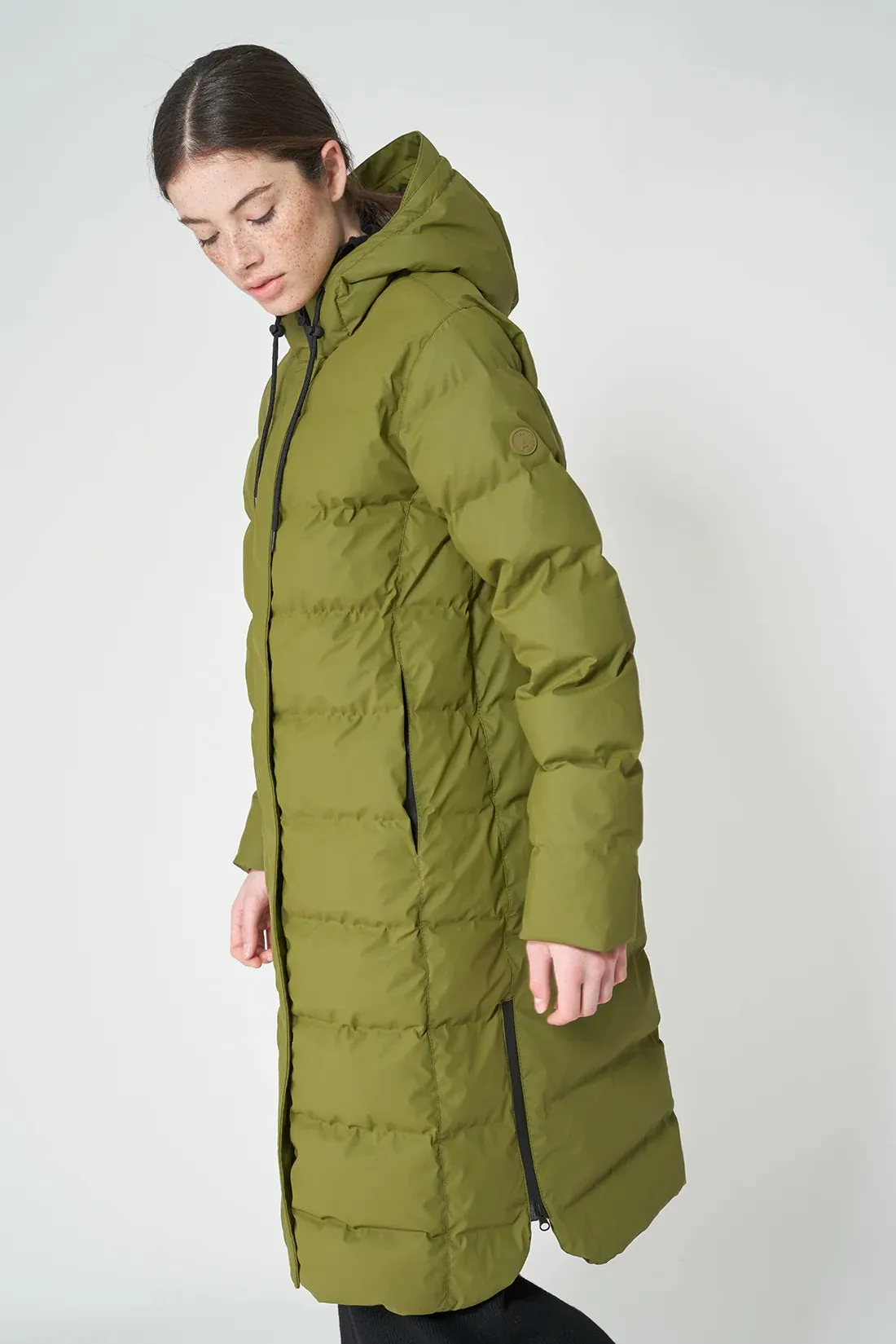 Tanta Puddle Puffer Coat Sphagnum