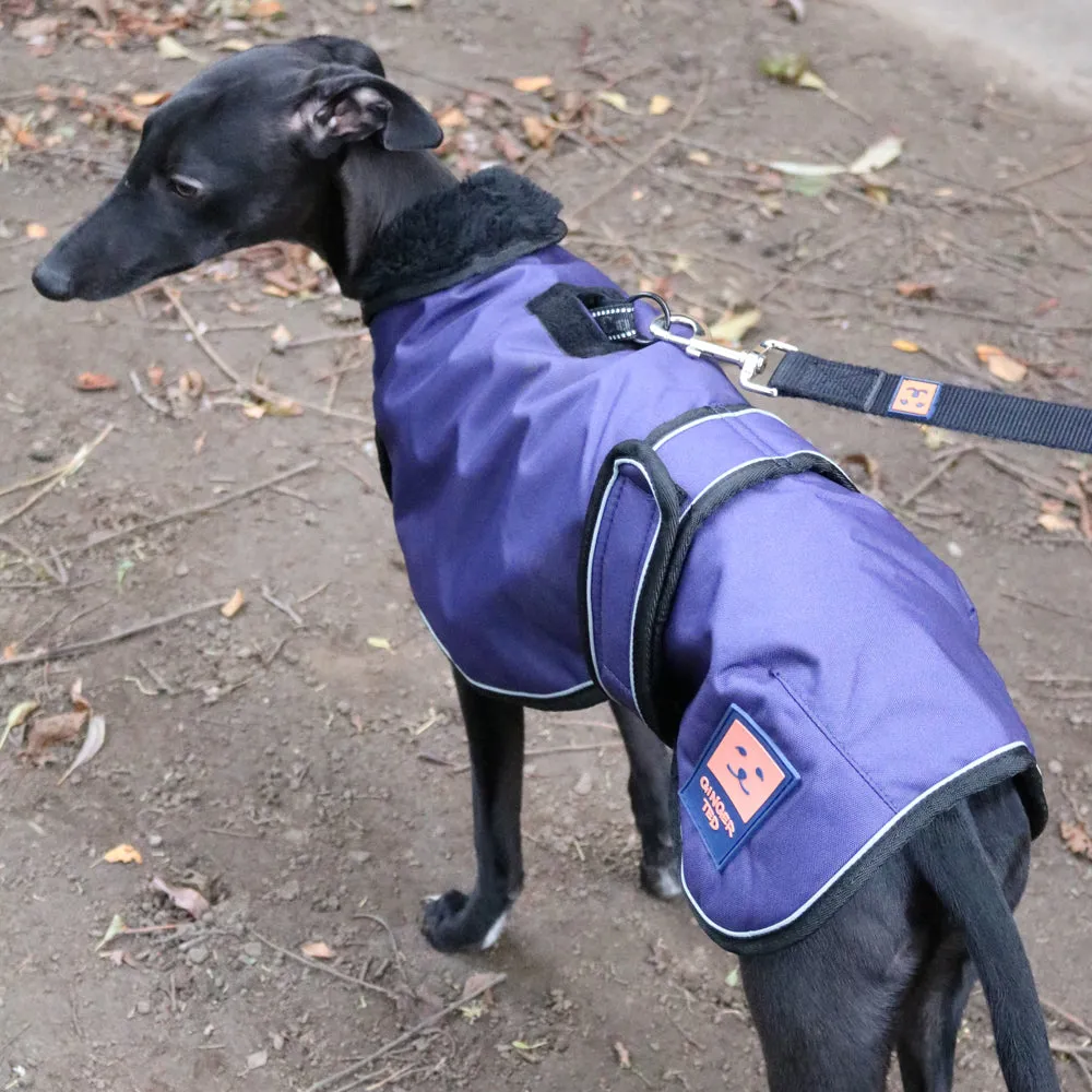 Waterproof Shower Greyhound Harness Dog Coat with Warm Lining