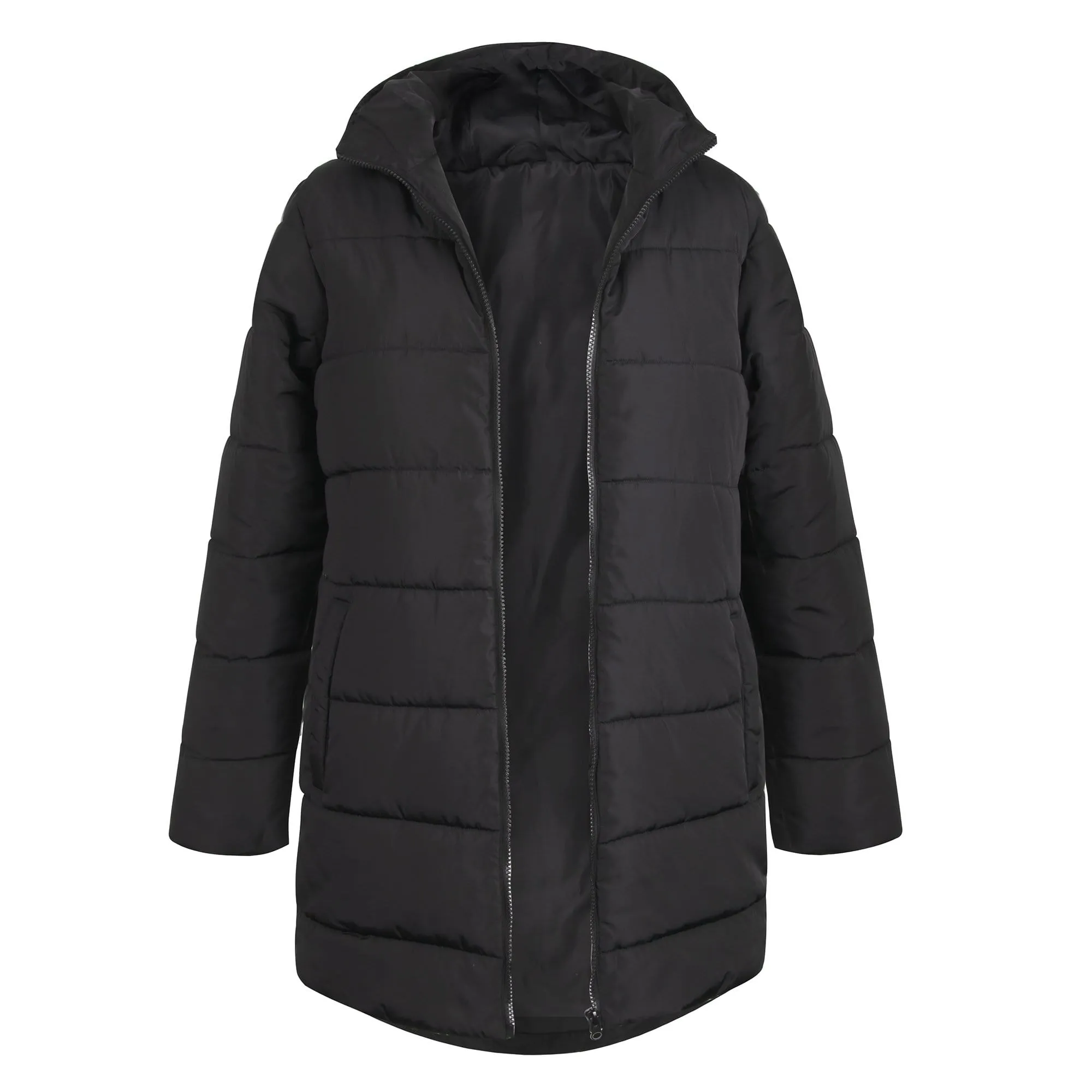 Women's Hooded Puffer Winter Coat - 3 Colors