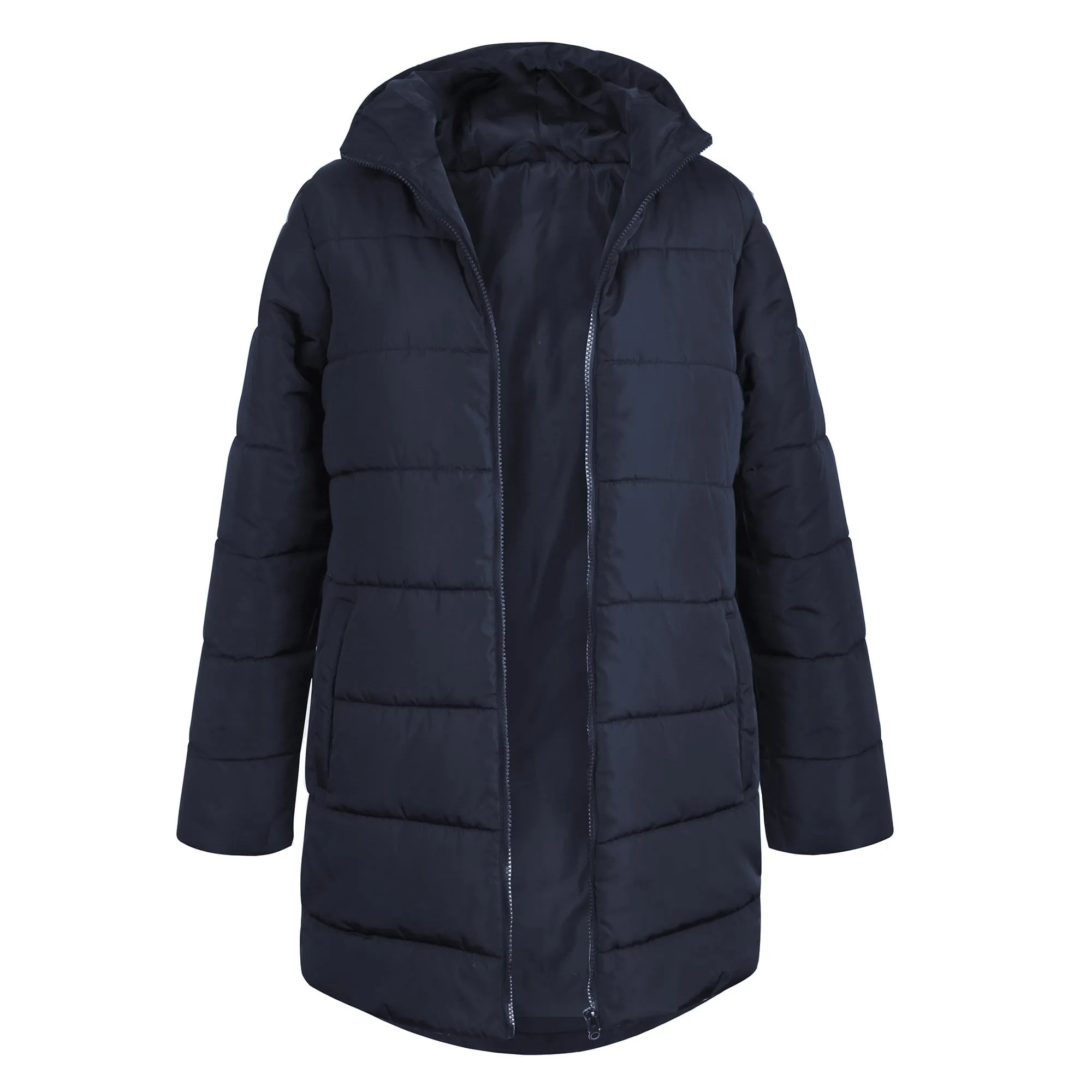 Women's Hooded Puffer Winter Coat - 3 Colors