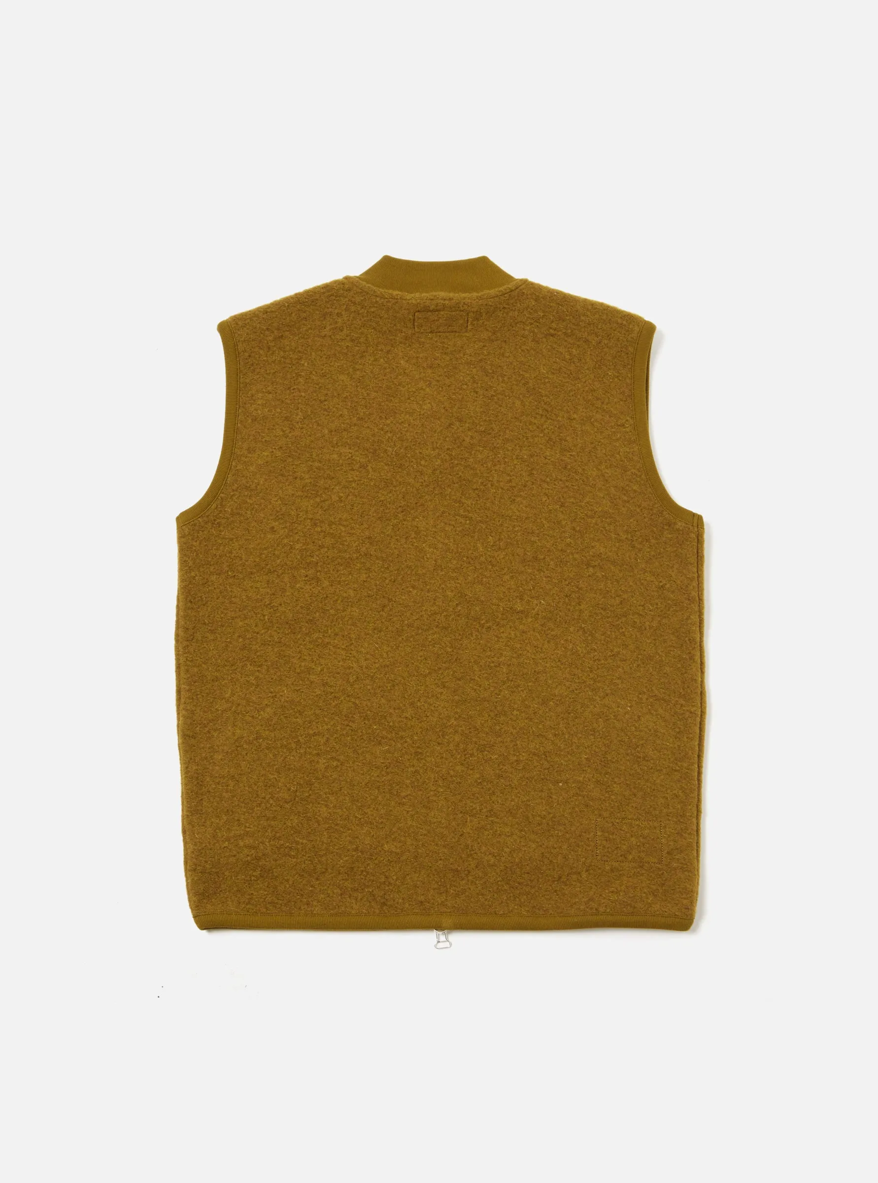 Zip Waistcoat | Mustard